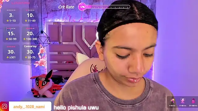 Snapshot of Nami_usagi chatting on February 22, 2025, 12:29 pm Nami usagi online show from February 22, 2025, 12:29 pm