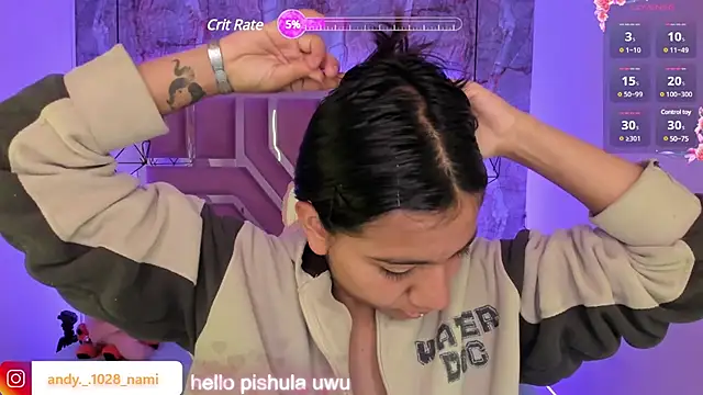 Snapshot of Nami_usagi chatting on February 25, 2025, 12:13 pm Nami usagi online show from February 25, 2025, 12:13 pm