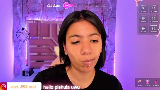 Snapshot of Nami_usagi chatting on March 3, 2025, 12:05 pm Nami usagi online show from March 3, 2025, 12:05 pm