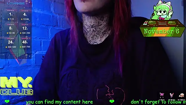 Witch Emma online show from November 6, 2025, 8:10 pm