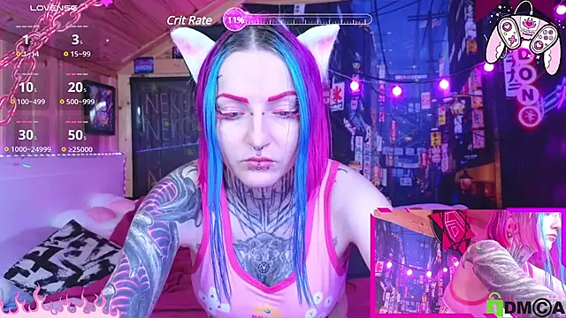 Snapshot of NekoCyber chatting on December 8, 2024, 4:46 am NekoCyber online show from December 8, 2024, 4:46 am