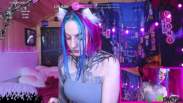 Snapshot of NekoCyber chatting on February 8, 2025, 4:14 am NekoCyber online show from February 8, 2025, 4:14 am