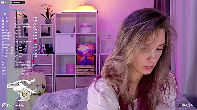 Karamelsw  online show from September 24, 2025, 9:40 pm