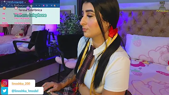  Linoshka 1 online show from March 6, 2025, 9:09 pm