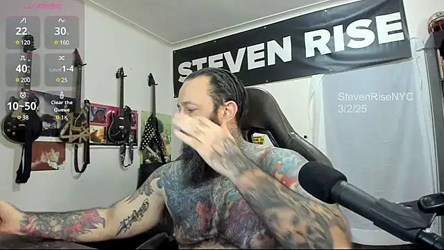 Snapshot of StevenRiseNYC chatting on March 3, 2025, 12:58 pm StevenRiseNYC online show from March 3, 2025, 12:58 pm
