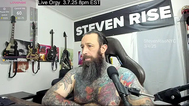 Snapshot of StevenRiseNYC chatting on March 5, 2025, 6:44 am StevenRiseNYC online show from March 5, 2025, 6:44 am