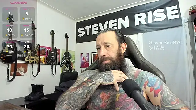 Snapshot of StevenRiseNYC chatting on March 18, 2025, 11:41 am StevenRiseNYC online show from March 18, 2025, 11:41 am