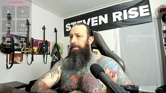 Snapshot of StevenRiseNYC chatting on March 18, 2025, 10:58 pm StevenRiseNYC online show from March 18, 2025, 10:58 pm