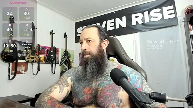 Snapshot of StevenRiseNYC chatting on March 20, 2025, 11:27 am StevenRiseNYC online show from March 20, 2025, 11:27 am